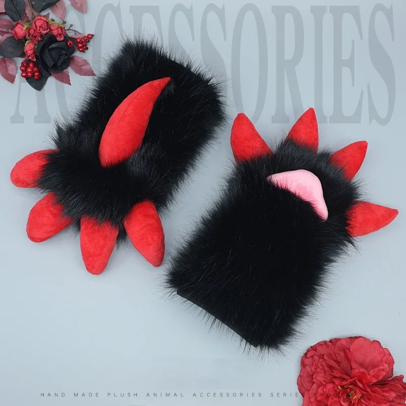 

Furry Beast Claw Fursuit Half Pack Cute Beast Dragon Universal COS Japanese Accessories