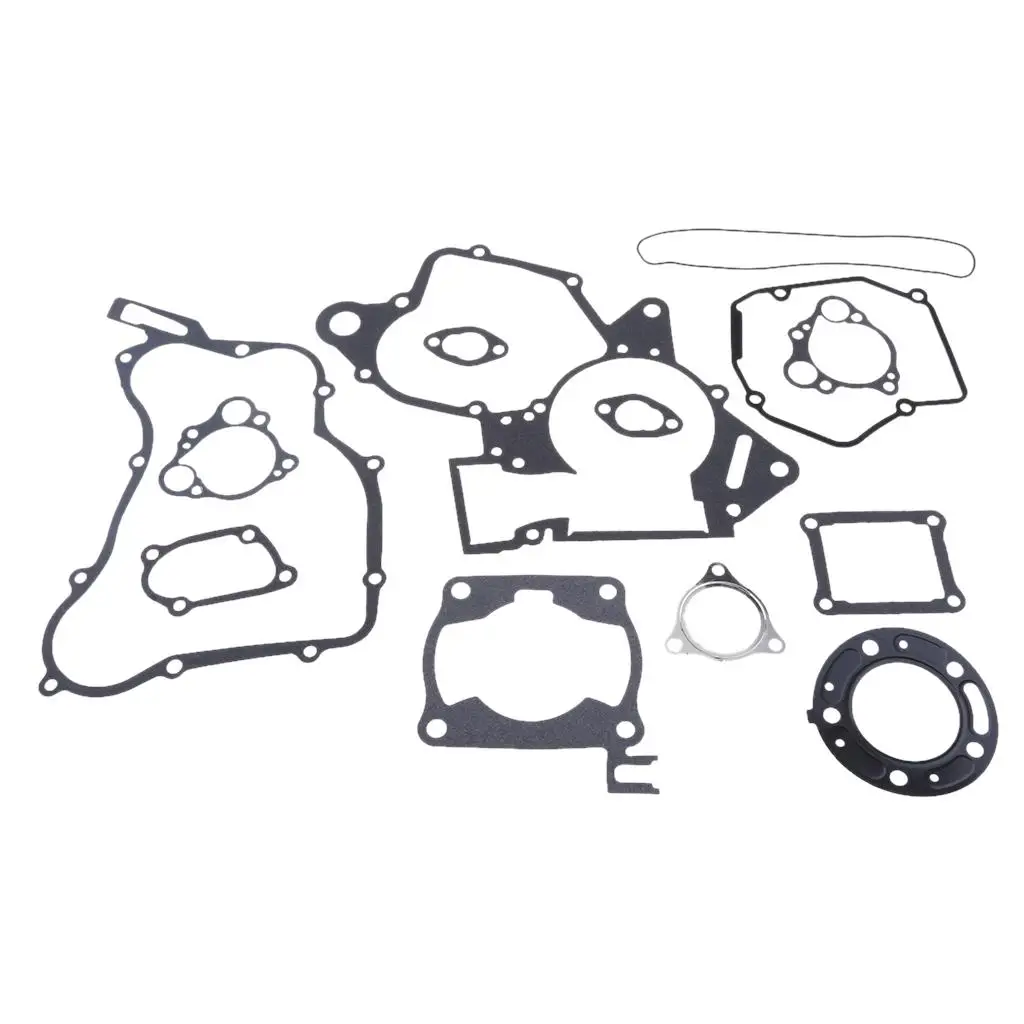 

Cylinder Head Gasket Set Black Iron Paper Complete Engine Kit for Honda CR125R 1990-1998 Suitable for Repair and Rebuild
