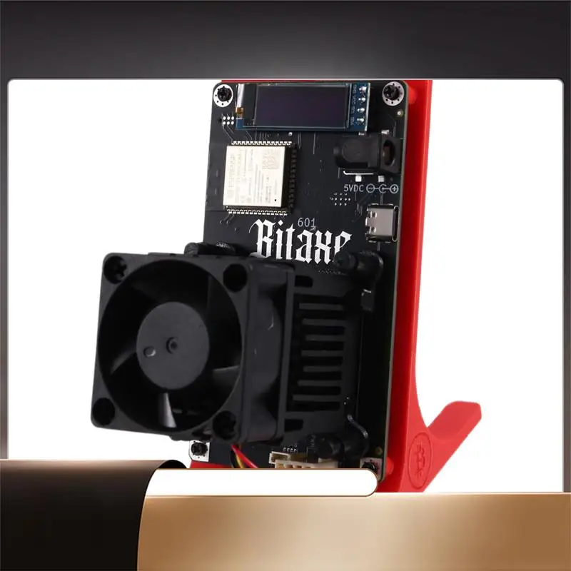 

X64A-Bitaxe Gamma 601 1,2TH/S 18-22 Вт BTC Solo Miner BM1370 Asic Chip от Antminer S21 Pro Bitcoin Crypto Miner Красный