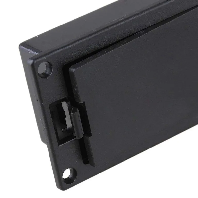 Gitaar Bas 9V Batterijhouder Compartiment Cover Case Black Set Van 10