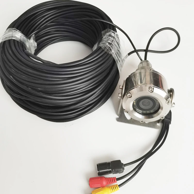 316 Stainless Steel Anti-corrosion High Resolution 2MP Star Level 135 degree Deep Sea Inspection Camera