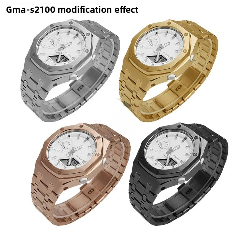 New Gen5 Mod Kit For Casio GA-2100 GM2100 GMA-S2100 Stainless