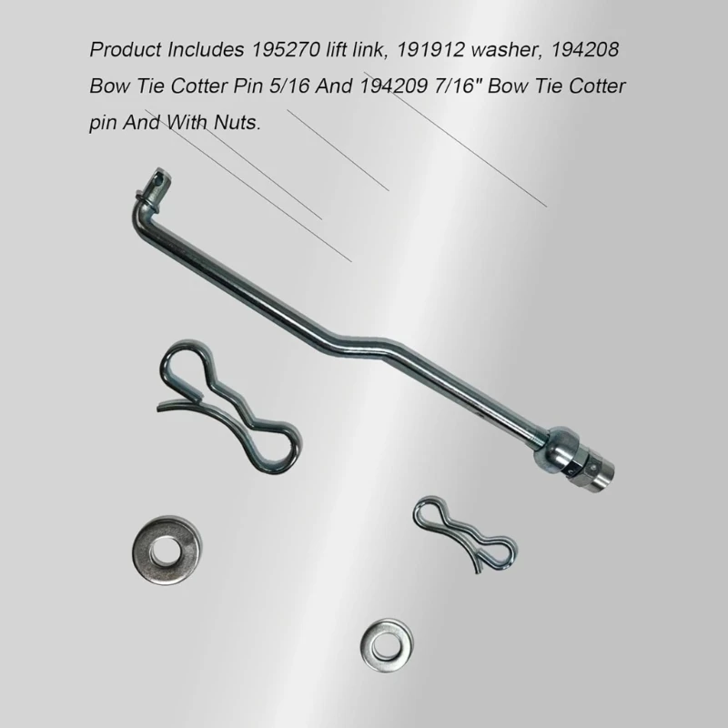 42 Inch and 46 Inch Mower Deck Lift Link with 581506902 Link 191912 Washer and Cotter Pins Replacements Parts