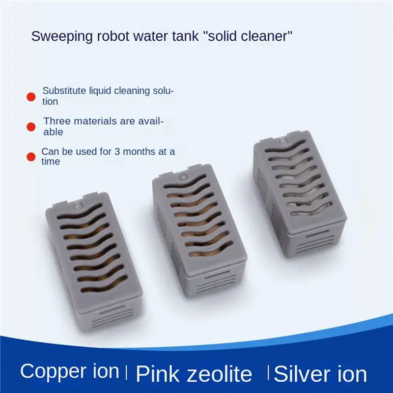 Y42A-4X Bacteriostatic Silver Module For Roborock/Narwal/Ecovacs Deebot/Dreame Robot Vacuum Cleaner Water Tank