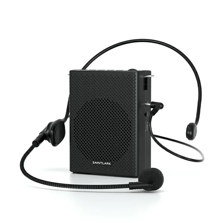 مضخم صوت للمعلمين والمدربيين، مكبر صوت BT محمول، مضخم صوت صغير، خطاب اجتماع تعليمي