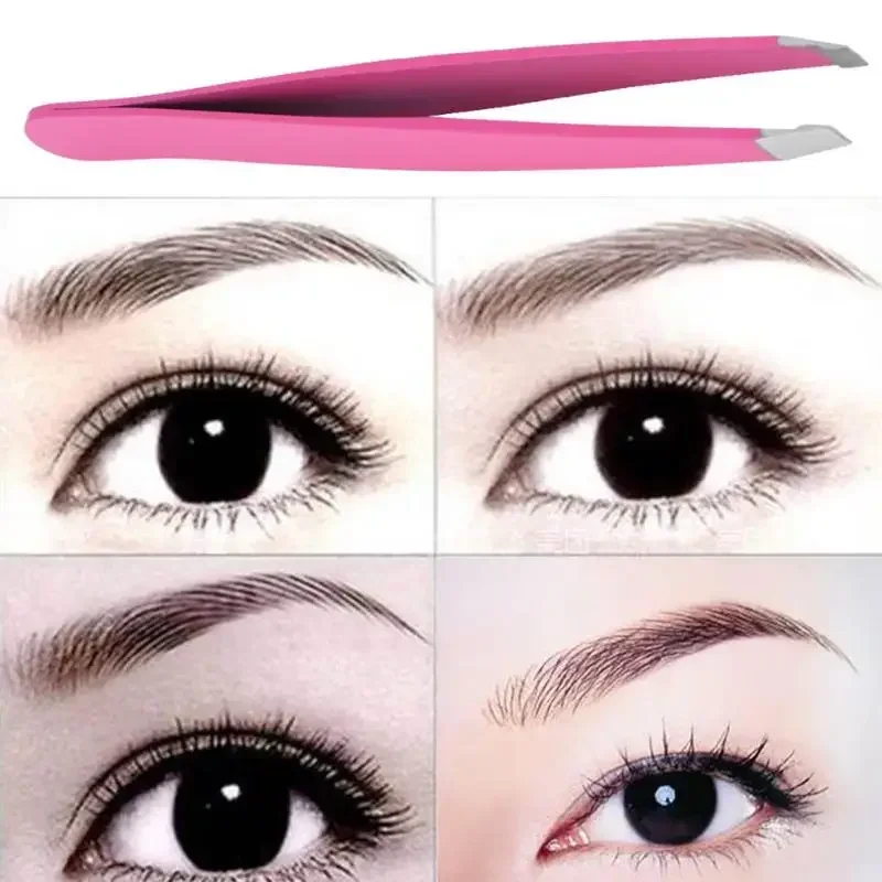 1 pz Pinzette Per Sopracciglia In Acciaio Inox Viso Depilazione Eye Brow Trimmer Ciglia Clip Cosmetico Strumenti di Trucco di Bellezza per Dropshipp