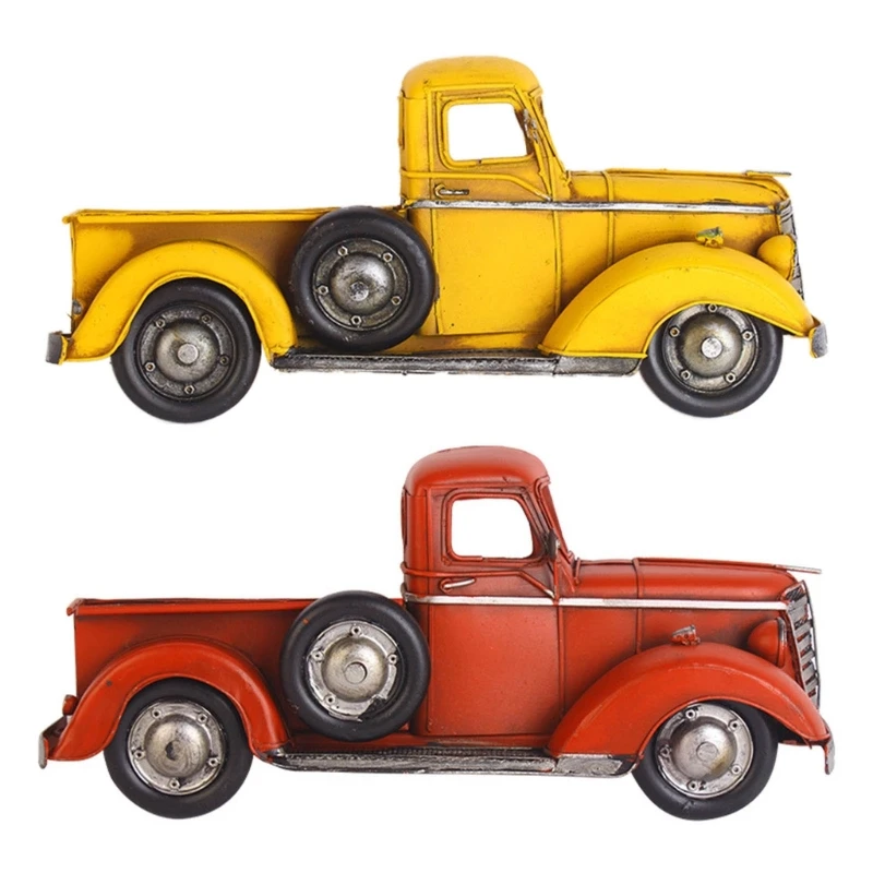

Vintage Half Truck Farmhouse Decor Metal Pickup Truck Wall Mount Decorations