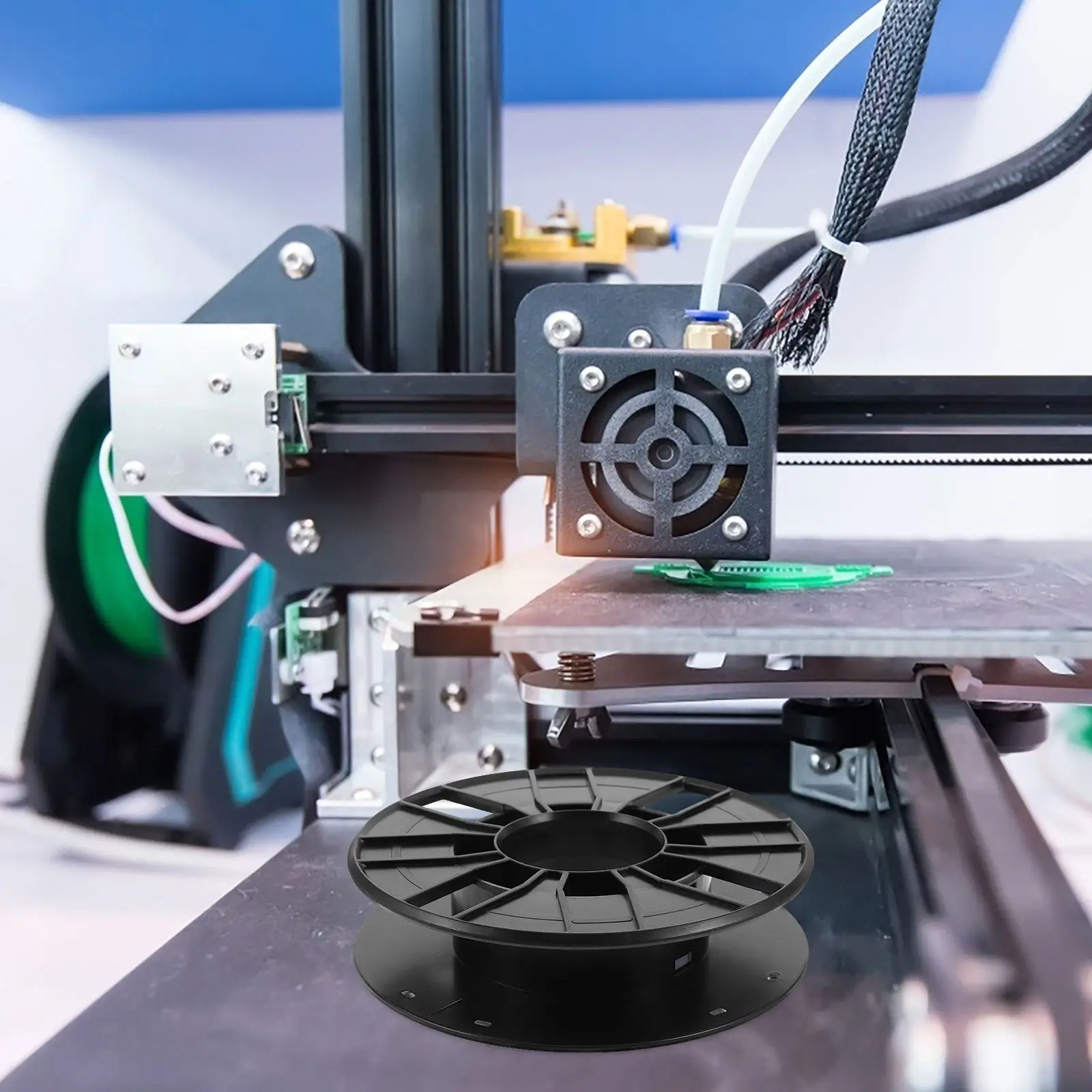 

4Pcs 3D Printer Filament Spool Organizer Portable Wire Reel Storage Empty Cord Holder Space Saving for Filament Management