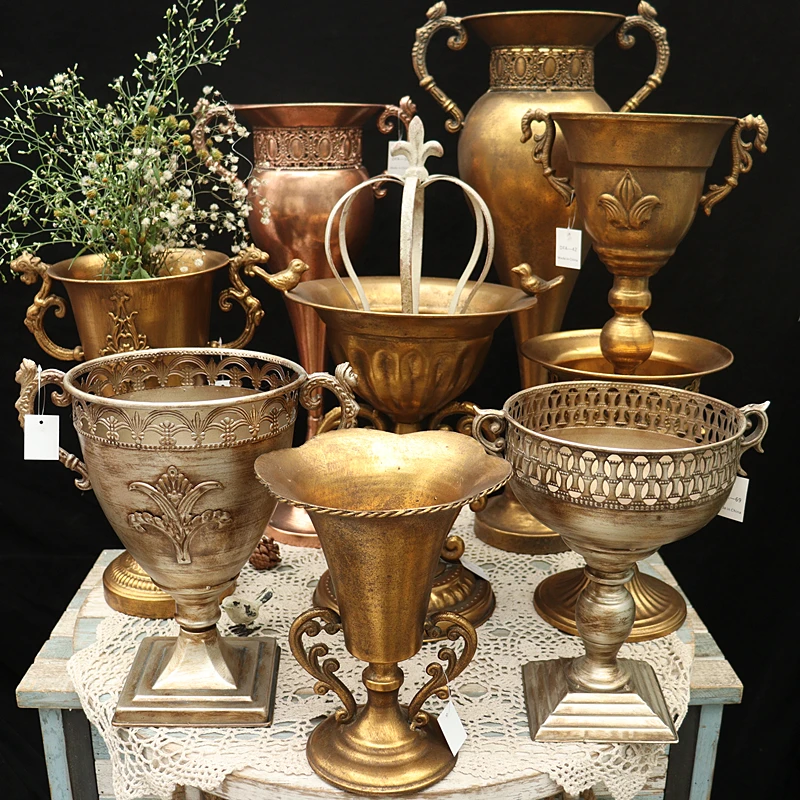 Classical high legged cup ware, columns, pots, and pots