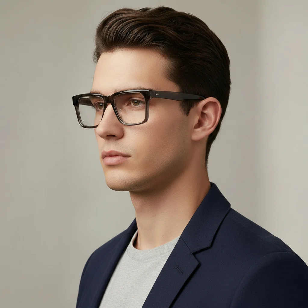 

Ретро ацетатные очки большого размера, модные квадратные очки для вождения, защита UV400, роскошные дизайнерские оптические очки для мужчин/женщин