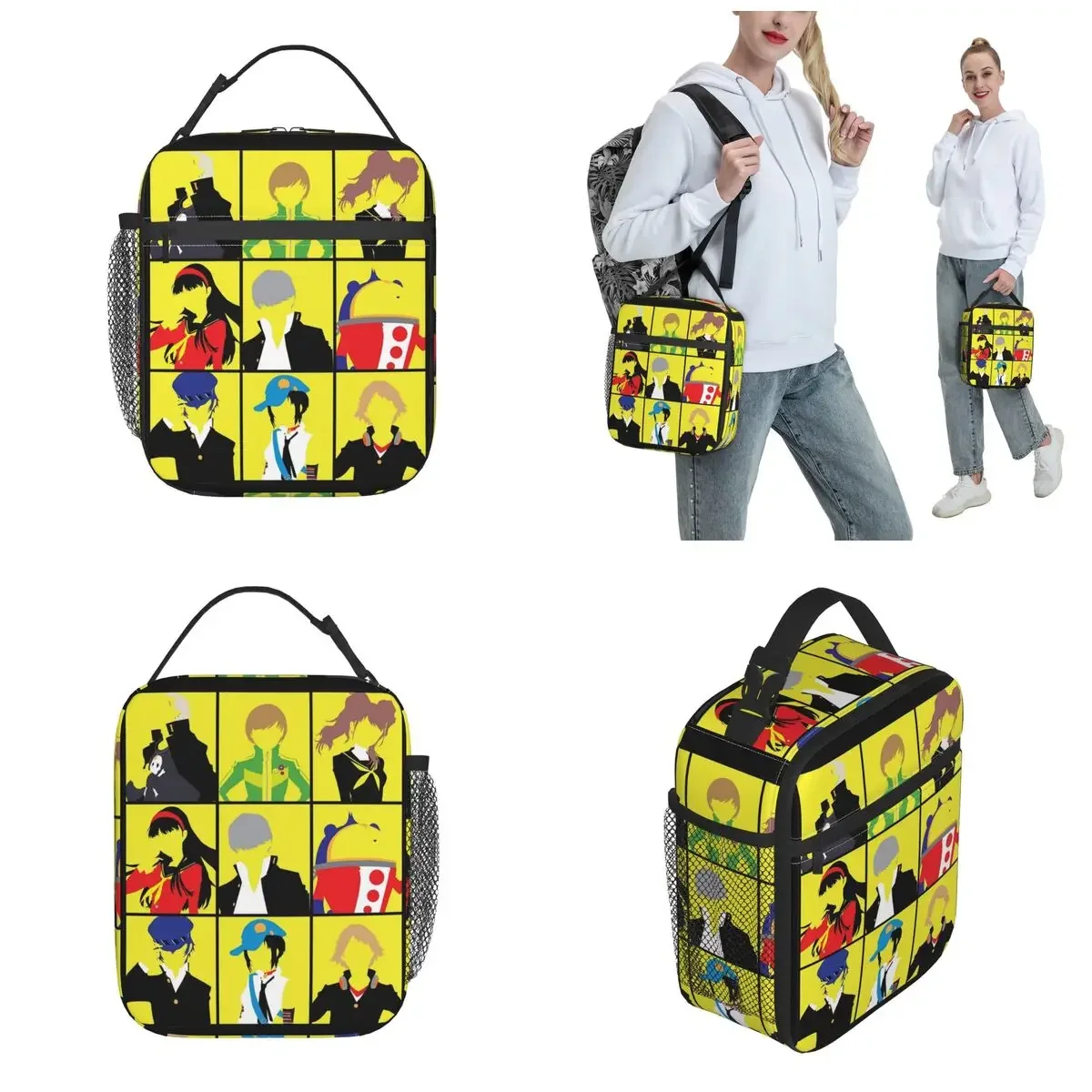 Insulated Lunch Bag Investigation Team Persona Game Merch Lunch Container New Arrival Cooler Thermal Bento Box For School