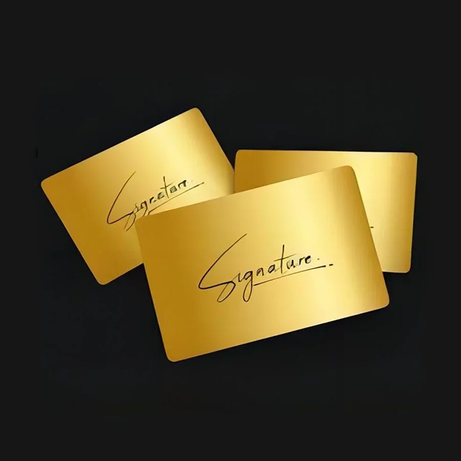 

Бесплатный заводской дизайн, лучшее качество, процесс резьбы, дешевые визитные карточки из нержавеющей стали 304, металл/медный материал и визитные карточки