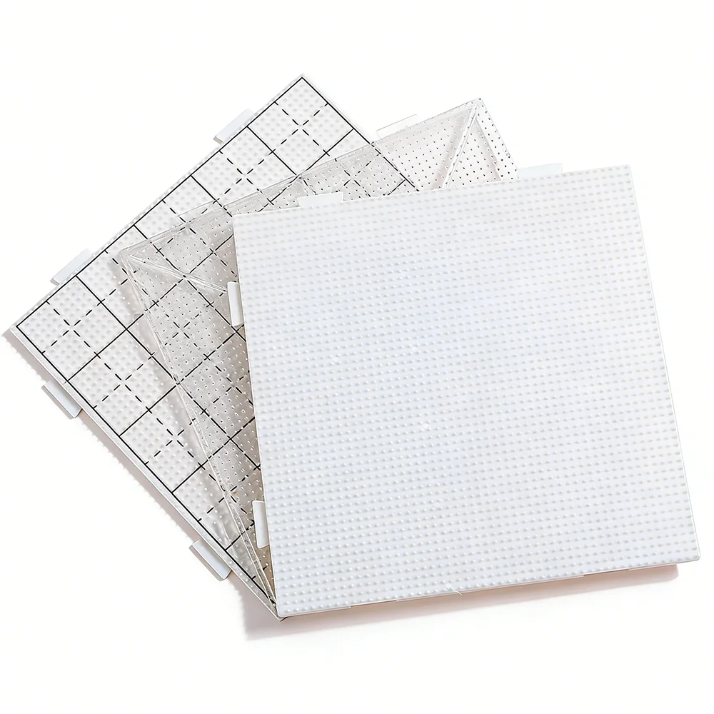 

Большая термостойкая доска для бусин 14*14 см/28*28 см, 104 ячейки, для бусин Perler 2.6 мм, шаблон для рукоделия DIY