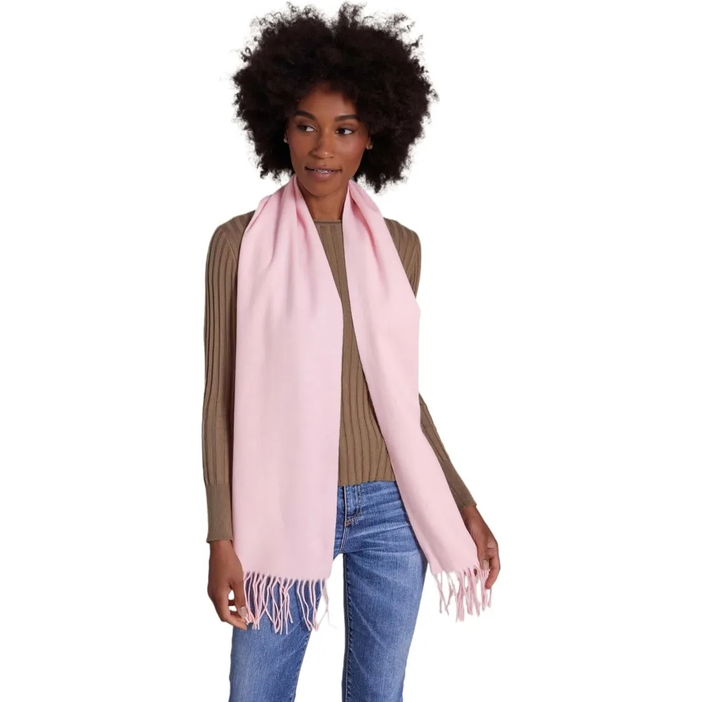 وشاح من مزيج الكشمير من صوف ميرينو فائق النعومة - قماش لوكس خفيف الوزن - غلاف دافئ طويل 72 × 12 #6