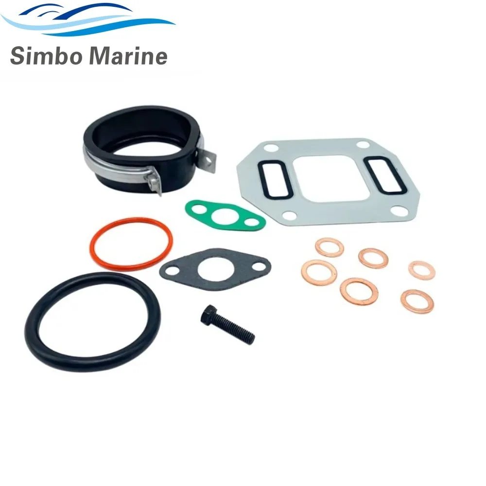 3582563 Marine Turbo Connection Gasket Kit For Volvo Penta AD 31 41 TAMD 31 41 KAD 32 42 43 44 300 HS1 Models 876312 876108