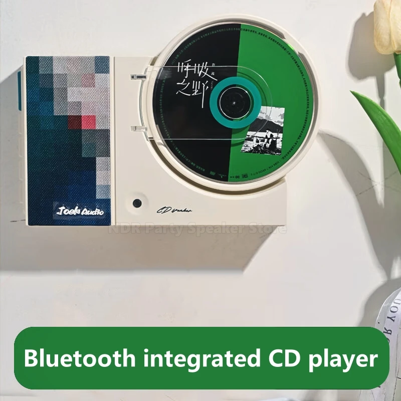 

CD Machine C20 Music Album Bluetooth Speakers Player Audio CD Wall-mounted Fever Level Panoramic Sound Effect 12H Battery Life