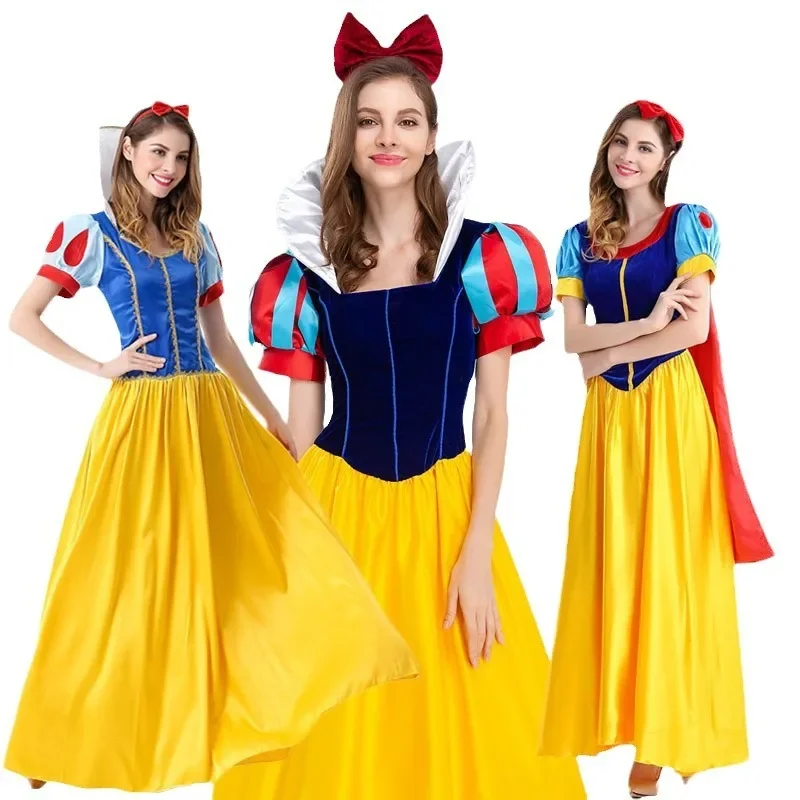 SN55Hot selling Snow White dress Seven Dwarfs and Snow White performance dress Festival princess dress$@1w