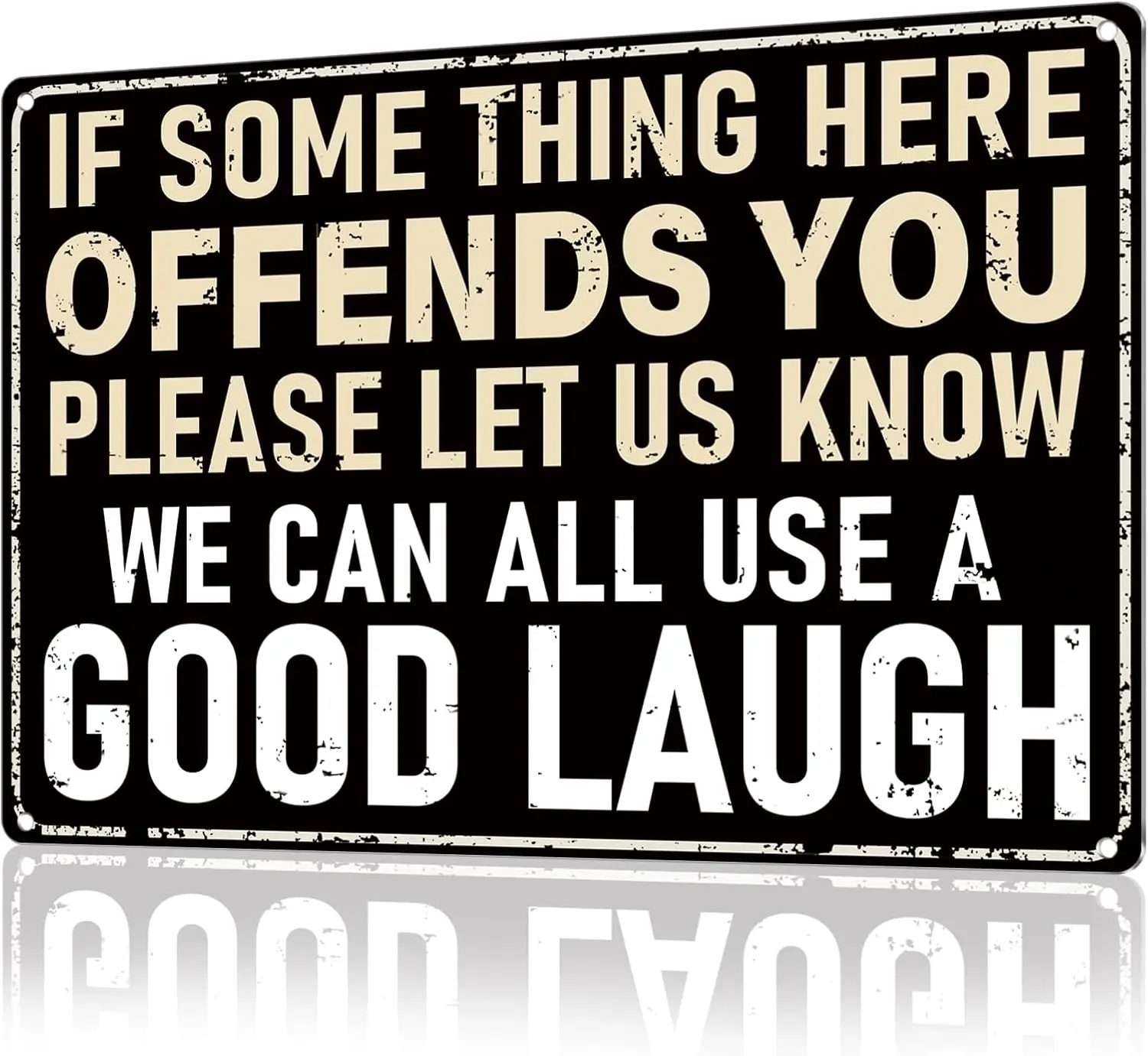 1p,Funny Bar Sign or Man Cave Decor | 12x8″ Durable Vintage Metal Beer Signs Wall Decorations for Home Bar/Basement/Garage/Manca
