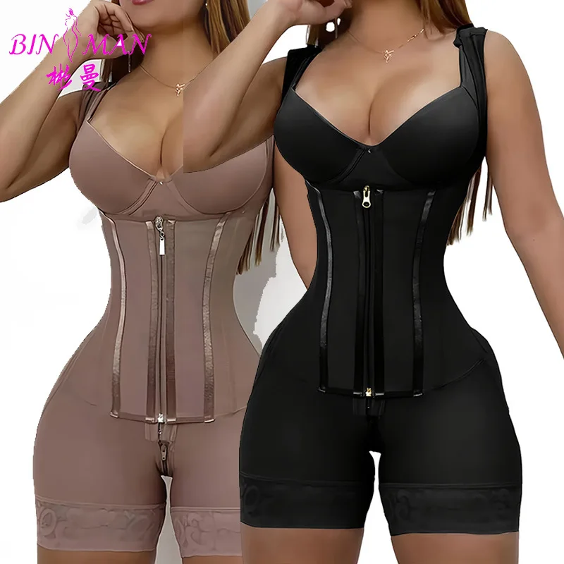 

Women's New Mesh Bodysuit 2026 Spring Summer Waist Trainer Tummy Control Butt Lifting Jumpsuit Slimming Full Body Shaper