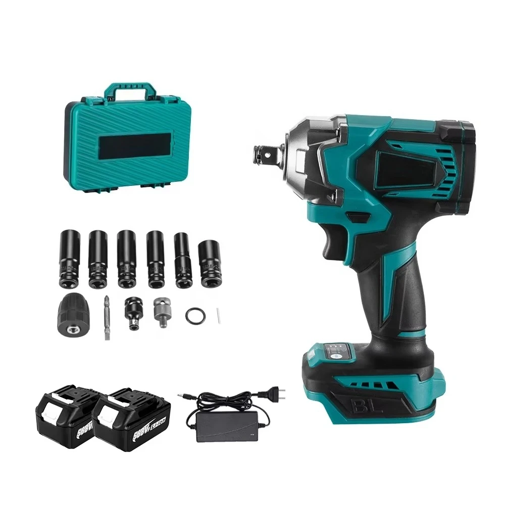 

1200N.M Brushless Electric Impact Wrench 3 Funtion 1/2 Inch Cordless Screwdriver Electric Drill For 18V Battery