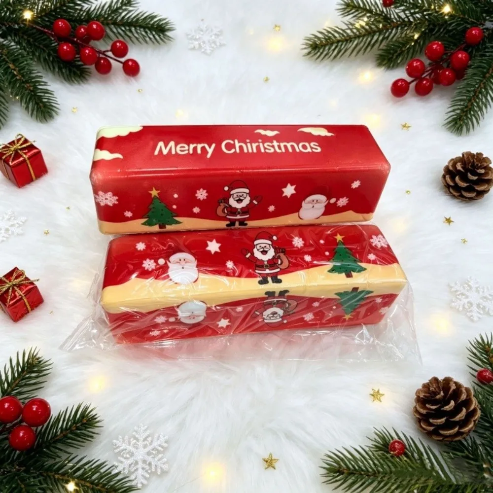 Christmas‑themed Christmas Squeeze Toy Merry Christmas Santa Claus Fidget Sensory Toy Stress Relief Slow‑Rebound Toy