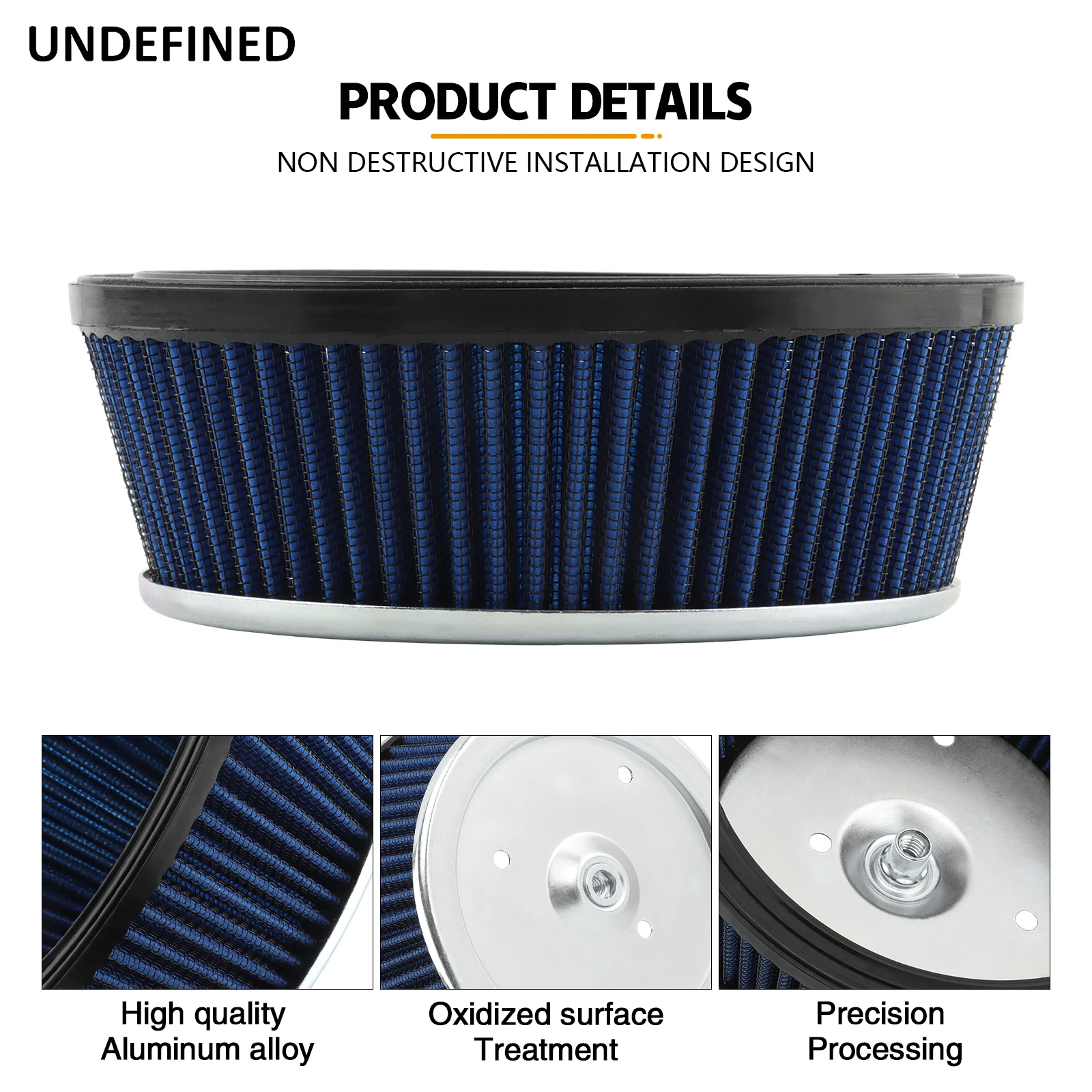 HD-0800 Air Filter Replacement for Harley Sportster XL Touring Electra Road Glide Road King Softail Fat Boy Dyna 29442-99A/B/C/D