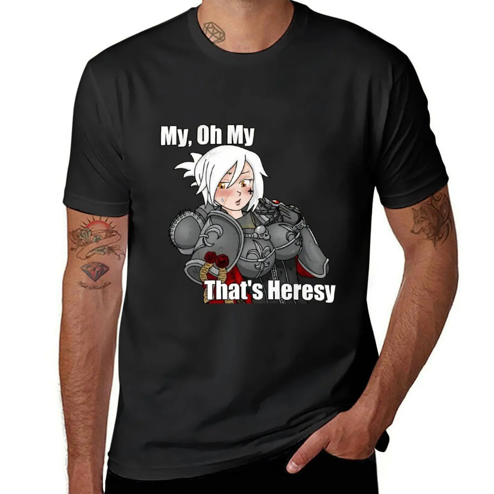 My, Oh My, That\'s Heresy T-Shirt quick-drying tees plus sizes big and tall t shirts for men