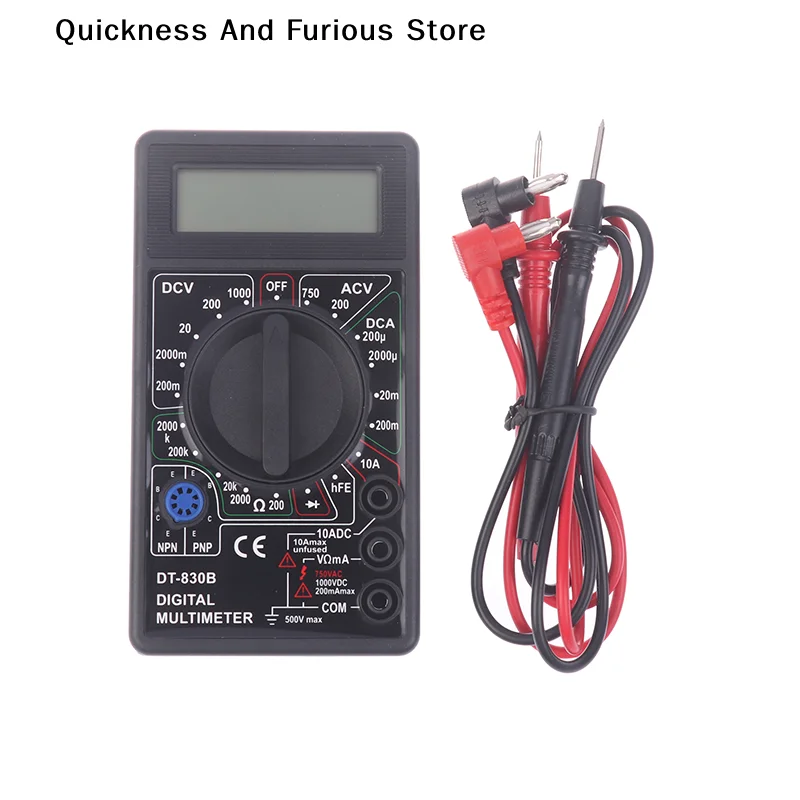 DT-830B LCD Auto Range Digital Multi meter Voltmeter Analysis Instrument Multimeter Electrical Instrument Ohmmeter Volt Tester