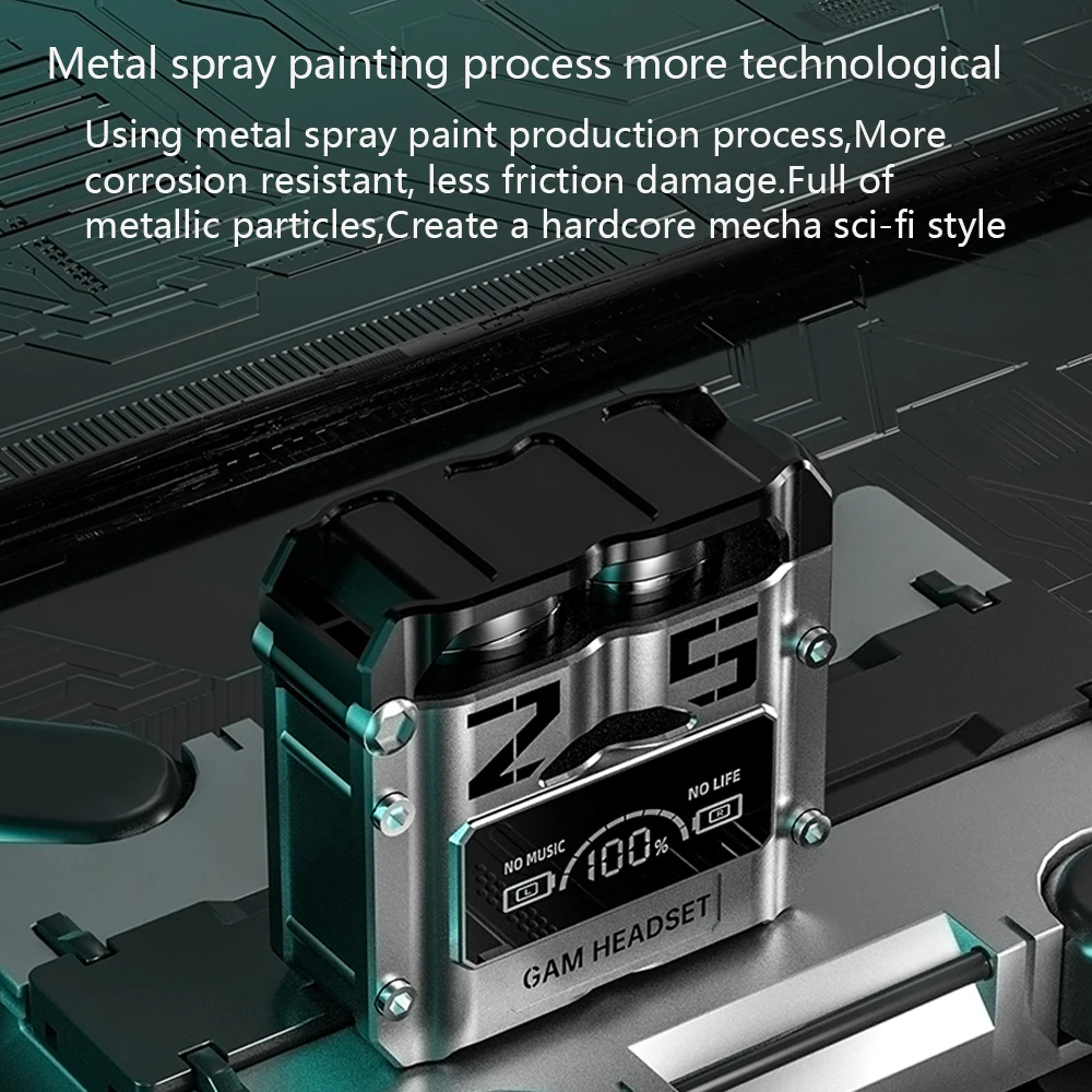 M25 سماعة لاسلكية تعمل بالبلوتوث TWS سماعات رياضية للحد من الضوضاء سماعات تحكم باللمس الألعاب سماعات داخل الأذن للهواتف الذكية