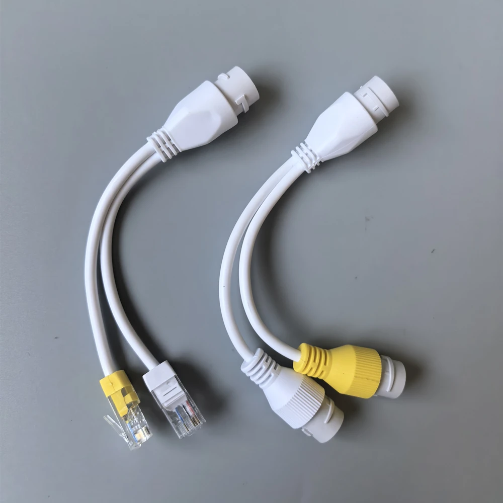 

1/2/5 Pairs Waterproof IP PoE Ethernet Splitter Adapter RJ45 Fits Connectors for Network Security Camera Installation