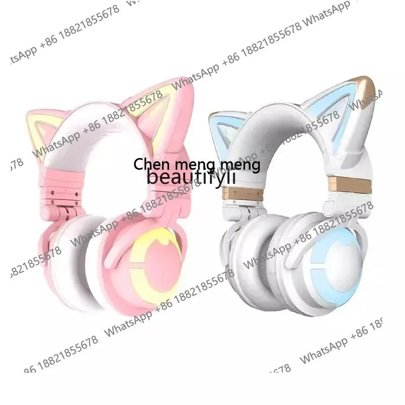 New arrive Cat Ear Headset 3G Couple's Headset Bluetooth Wireless Headset Girl Noise Reduction