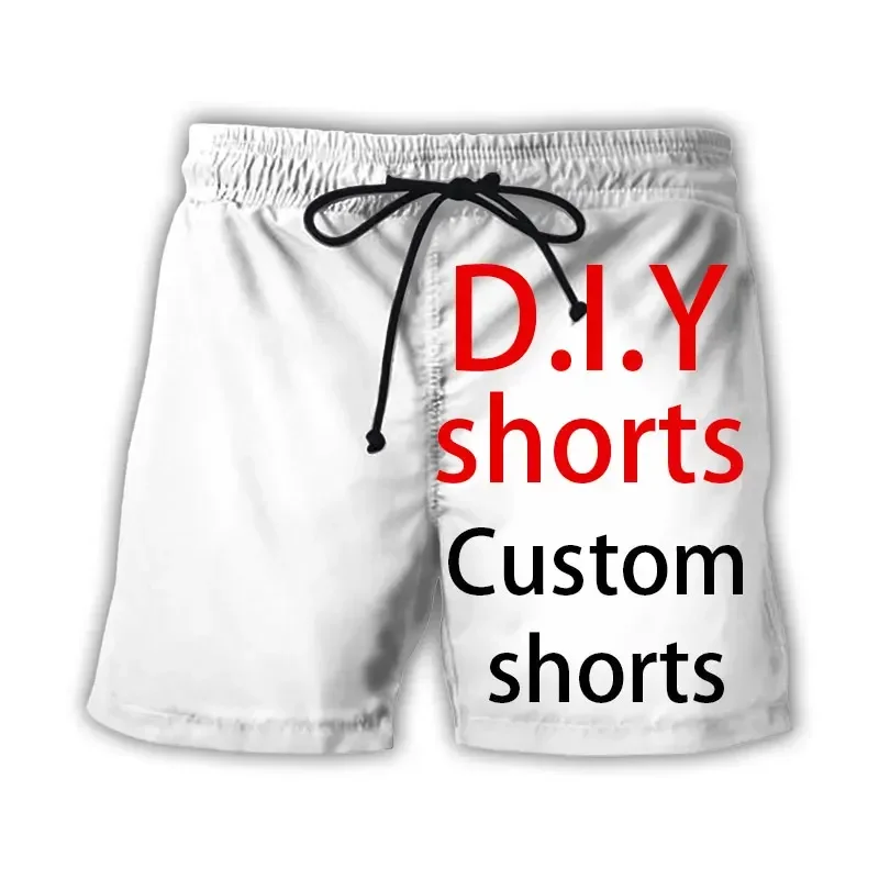 

DIY Custom Design Your Own Pictures Shorts 3D Print Summer Beach Shorts Streetwear Men Quick Dry Vacation Casual Shorts