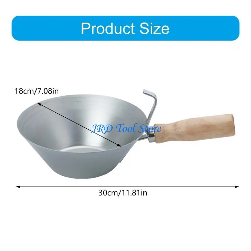 A2UD Mud Pans Mud Board Mud Pans Гладкий ручной ручной ручной инструмент Легко в использовании