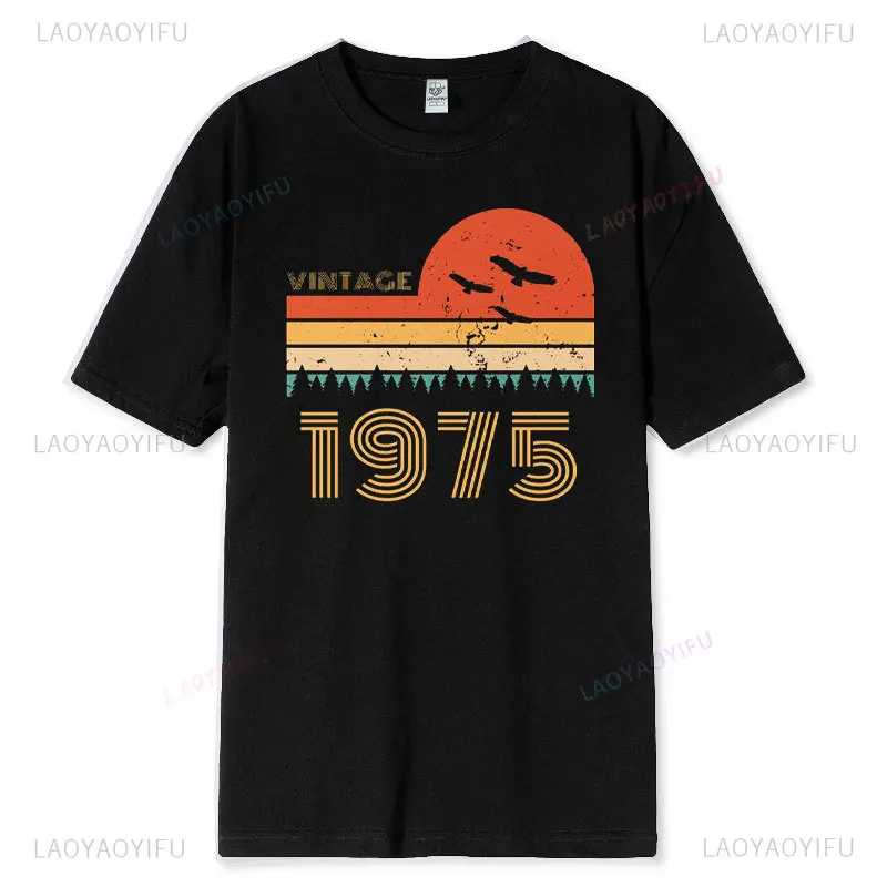 女性 Tシャツヴィンテージ 1975 レコーダープリント女性 Tシャツ半袖コンフォートカジュアルレディースコットン Tシャツ服 Camisetas Mujer