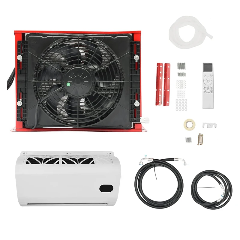 

RV Air Conditioner Mini Split Electric AC Unit 12V Truck Cab Air Conditioner Split for Trucks Bus Trailers Camper