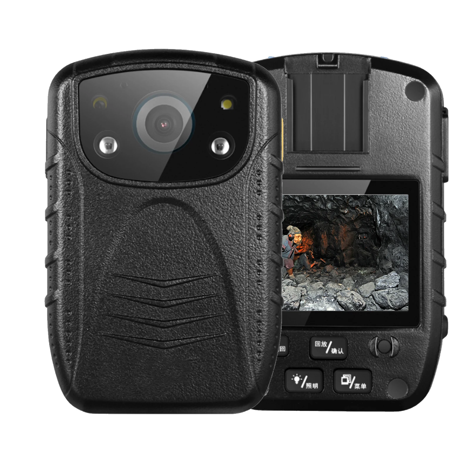 

YYHC-4G WIFI GPS Body Camera 2K 1296P 16GB Dual Lens Double Camera Wearable Small Pocket Handheld Video Recorder