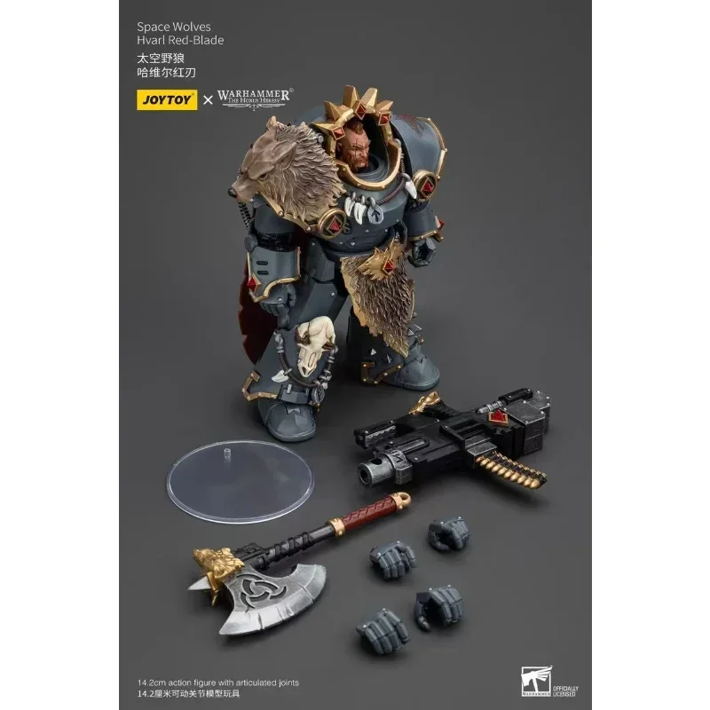 

JOYTOY 1/18 Action Figure The Horus Heresy Space Wolves Hvarl Red-Blade Anime Action Figure Toys Collection Gifts In Stock