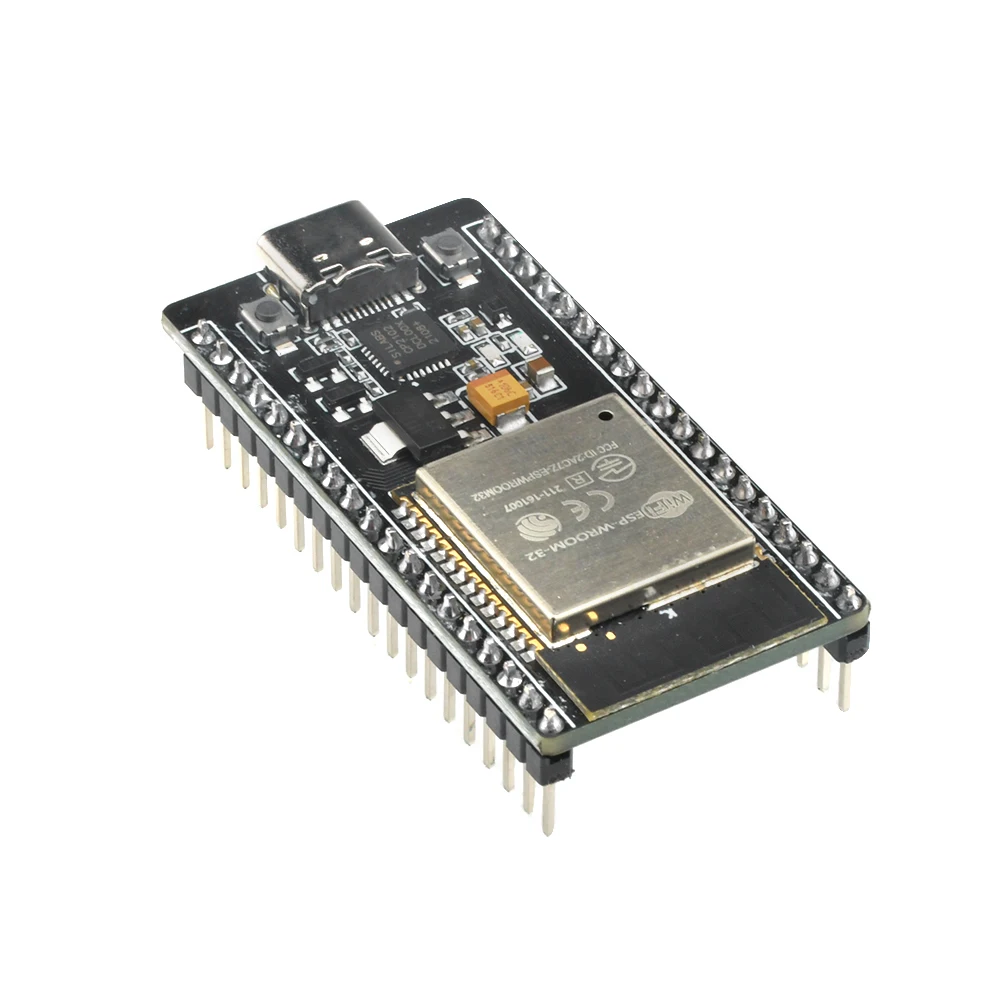 ESP32 ESP-WROOM-32 WIFI Bluetooth Development Board CH340C CP2102 Type-C/Micro USB, supports AP, STA, AP+STA coexistence