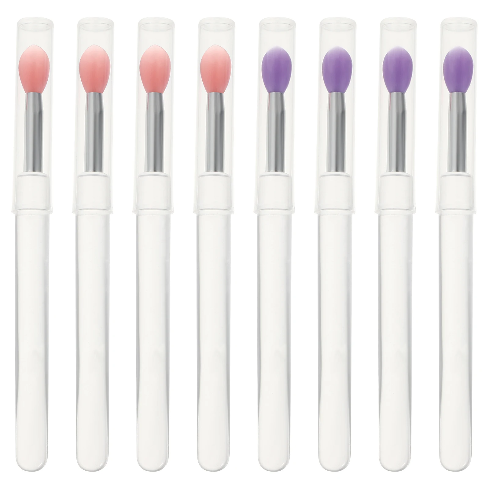 

8 Pcs Applicator Silicone Lip Mask Brush Makeup Brushes Eyeshadow for Applying Lipstick