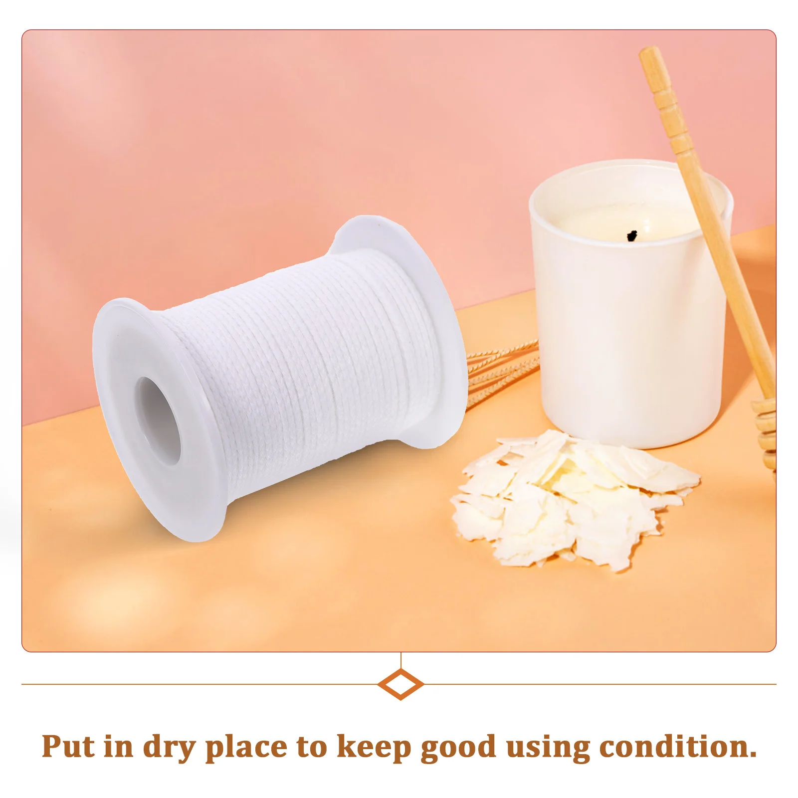 

1 set Cotton Wicks Diy Making Supplies Long Wick Replacement For Homemade Candles Cotton Wicks Supply