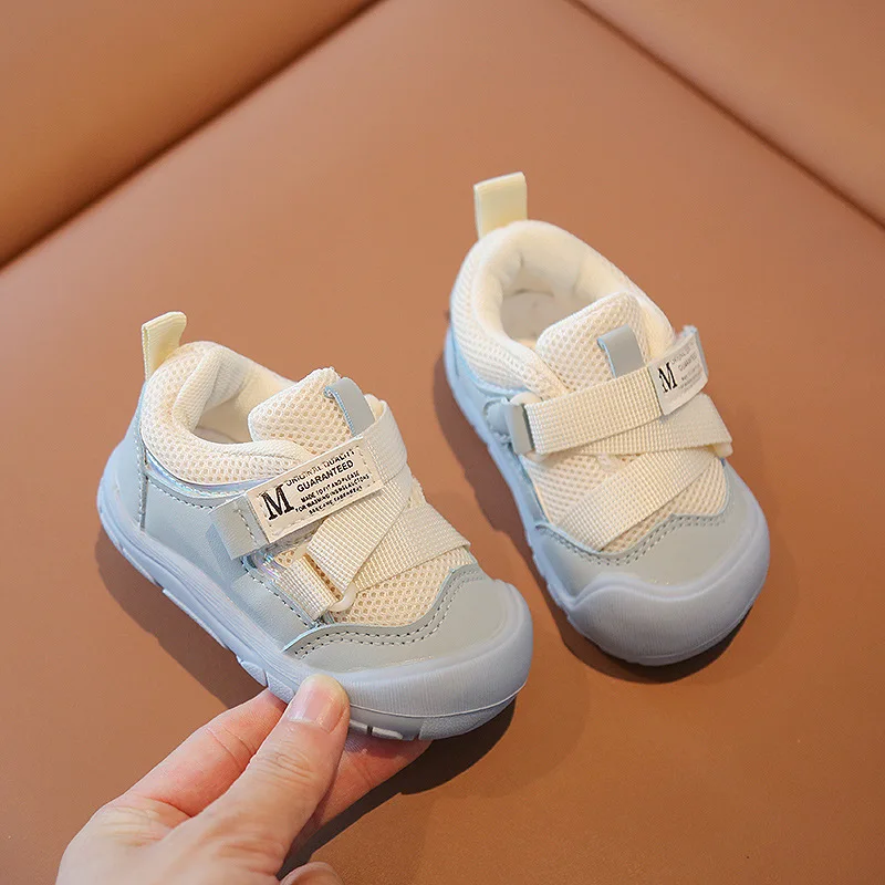 Autumn Color-blocking Toddler Anti-skid Casual Girls Single Shoes Soft Soled Baby Boys Shoes bebê кроссовки 아기신발 أحذية غير رسمية