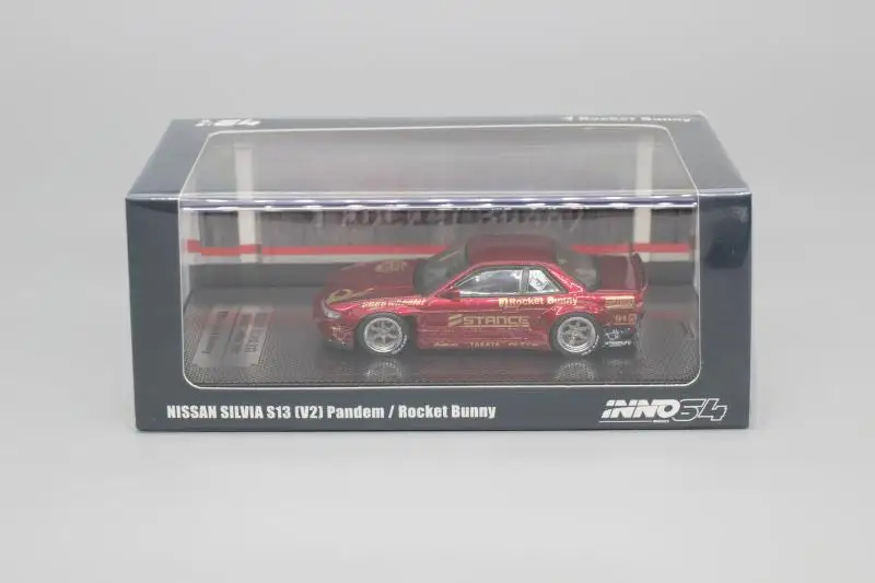 INNO  1:64 Nissan Silvia S13 Pandem V2 Collection of die-cast alloy car decoration model toys