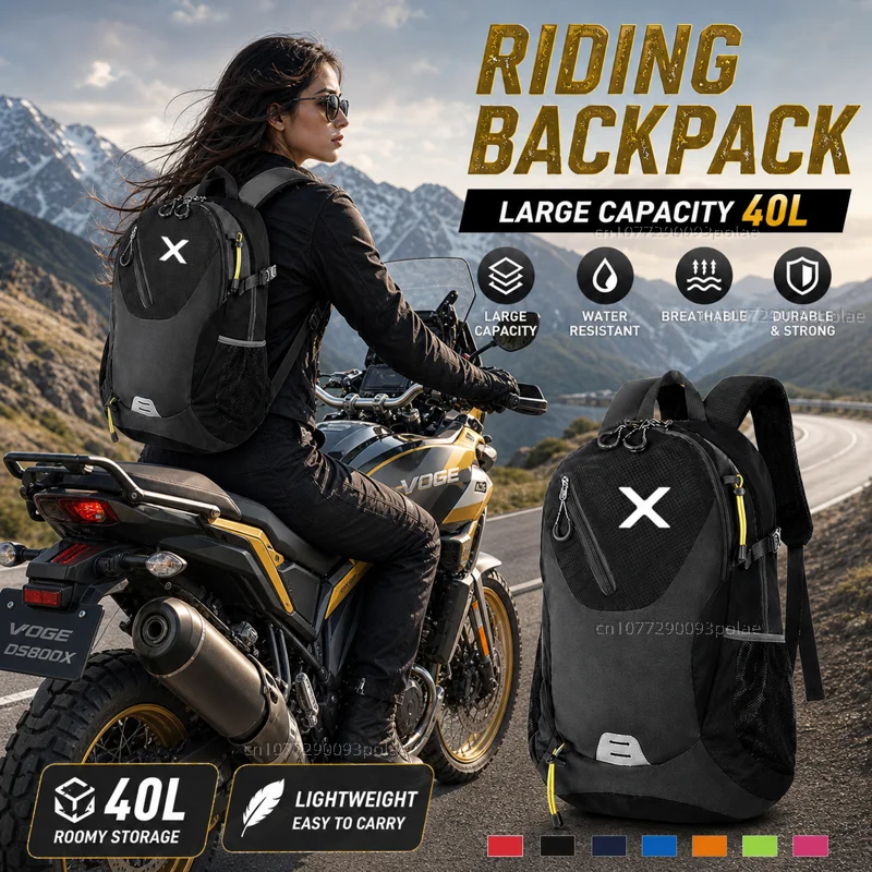 For VOGE DS800X DS 800 DS DSX800 DS 800X Rally 2025 2026 Large CapacityRacing travel Men waterproof Backpack Bag Motorcycle Gift