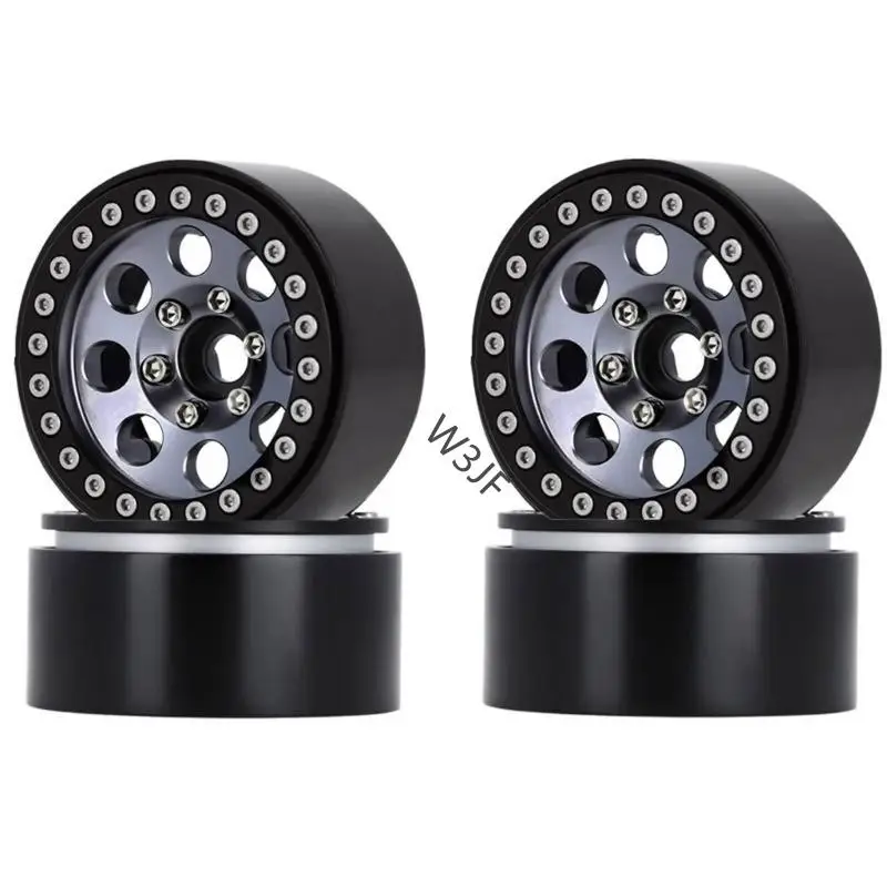 W3JF -set 4 metalen wiel velgen voor 1/10 afstandsbedieningscrawlers duurzaam en stijlvol