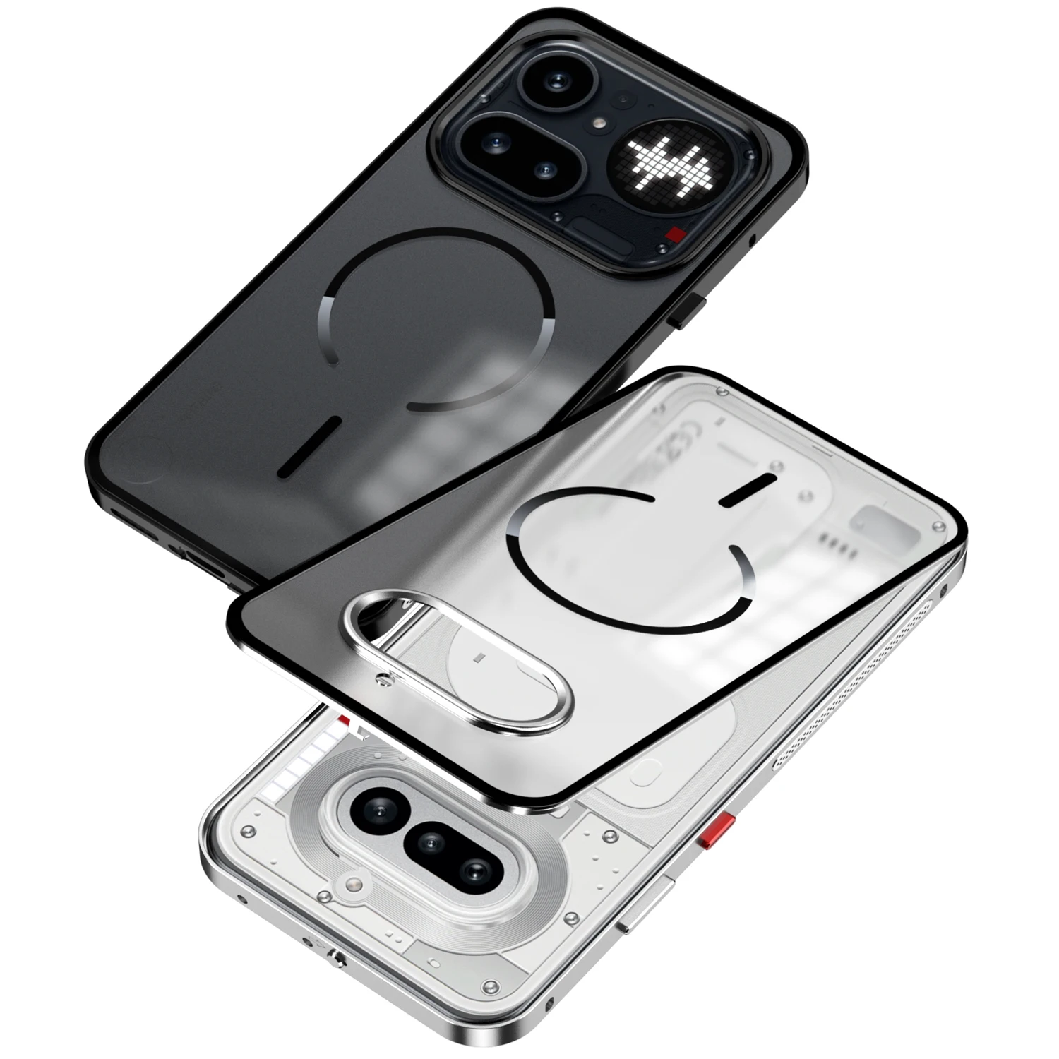 Etui na Nothing Phone 4A Pro, luksusowa ramka z aluminium, magnetyczna metalowa obudowa z MagSafe, etui na telefon OnNothing Phone 4A — zdjęcie produktu 6