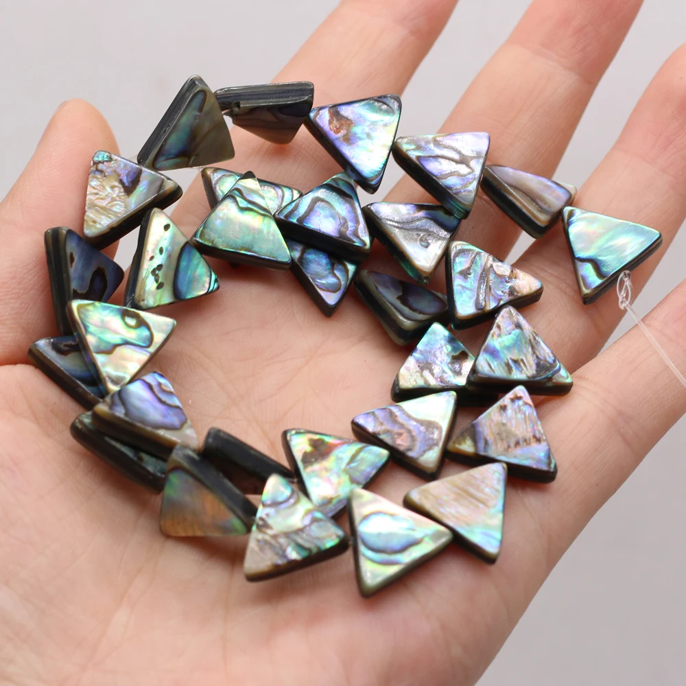 Abalone Shell Beads Strands Natural Shell Triangle Beading For Jewelry Making Diy Bracelet Necklace Earrings Accessories Gifts