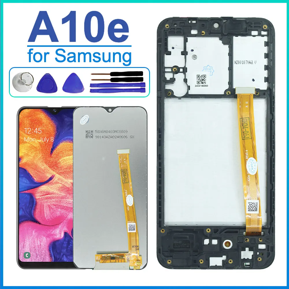 Высококачественный ЖК-дисплей для Samsung Galaxy A10E A102 A102U, сенсорный экран, дигитайзер, комплект для замены