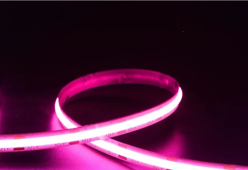 DC12V RGB COB LED Strip 756LEDs/m High Density Flexible FOB COB Linear Led Lights Tape for Indoor Decoration Lighting