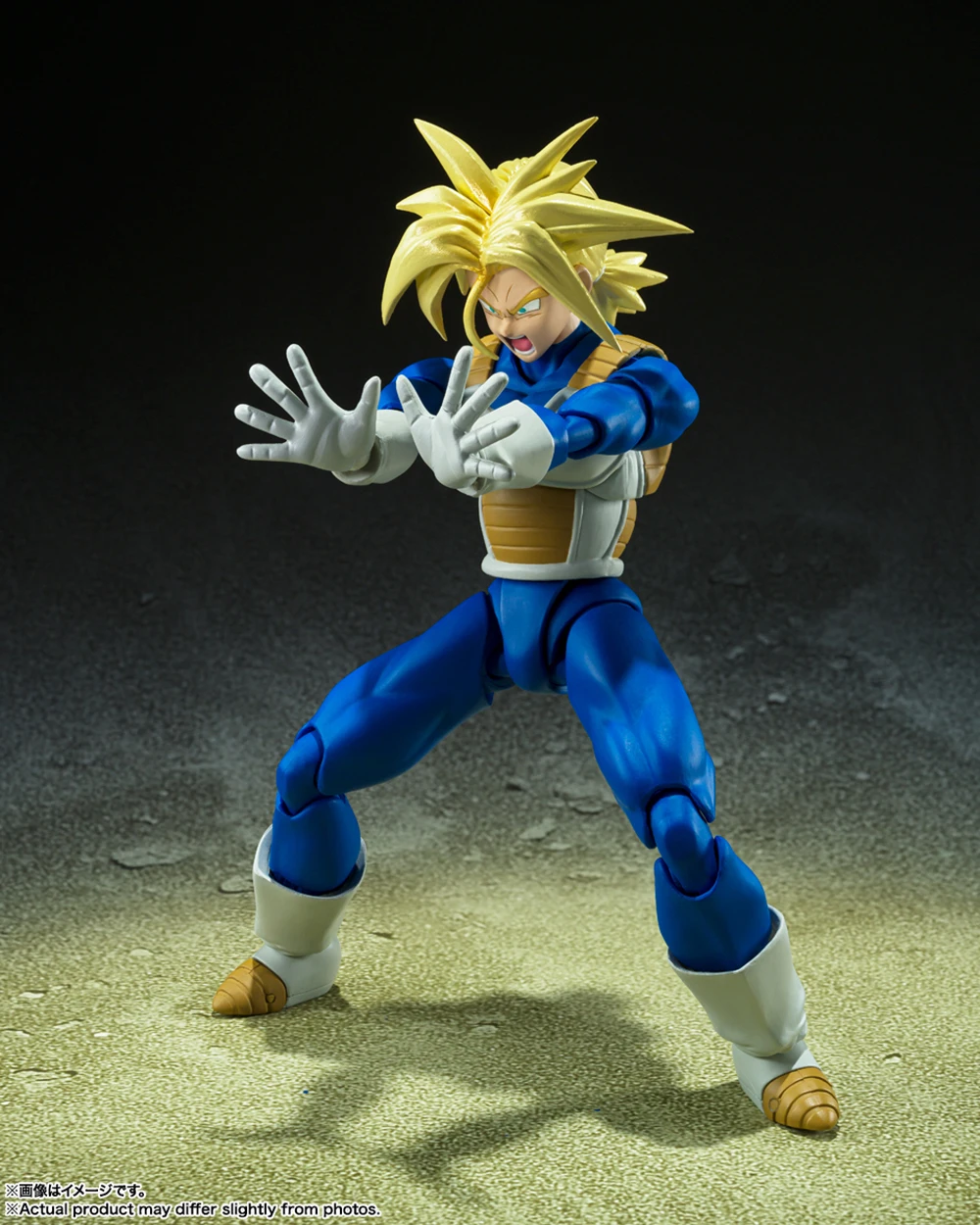 Official BANDAI S.H.Figuarts SSB Son Goku Transcending Blue Power Anime Action Figures With Original Box Connectable Model Gift - view 5