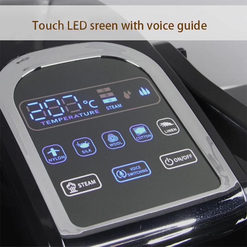 

Steam Iron RS-8810 Hot Sale Digital Fabric Steam Press Iron Digital Fabric Steamer Electric Iron Steam